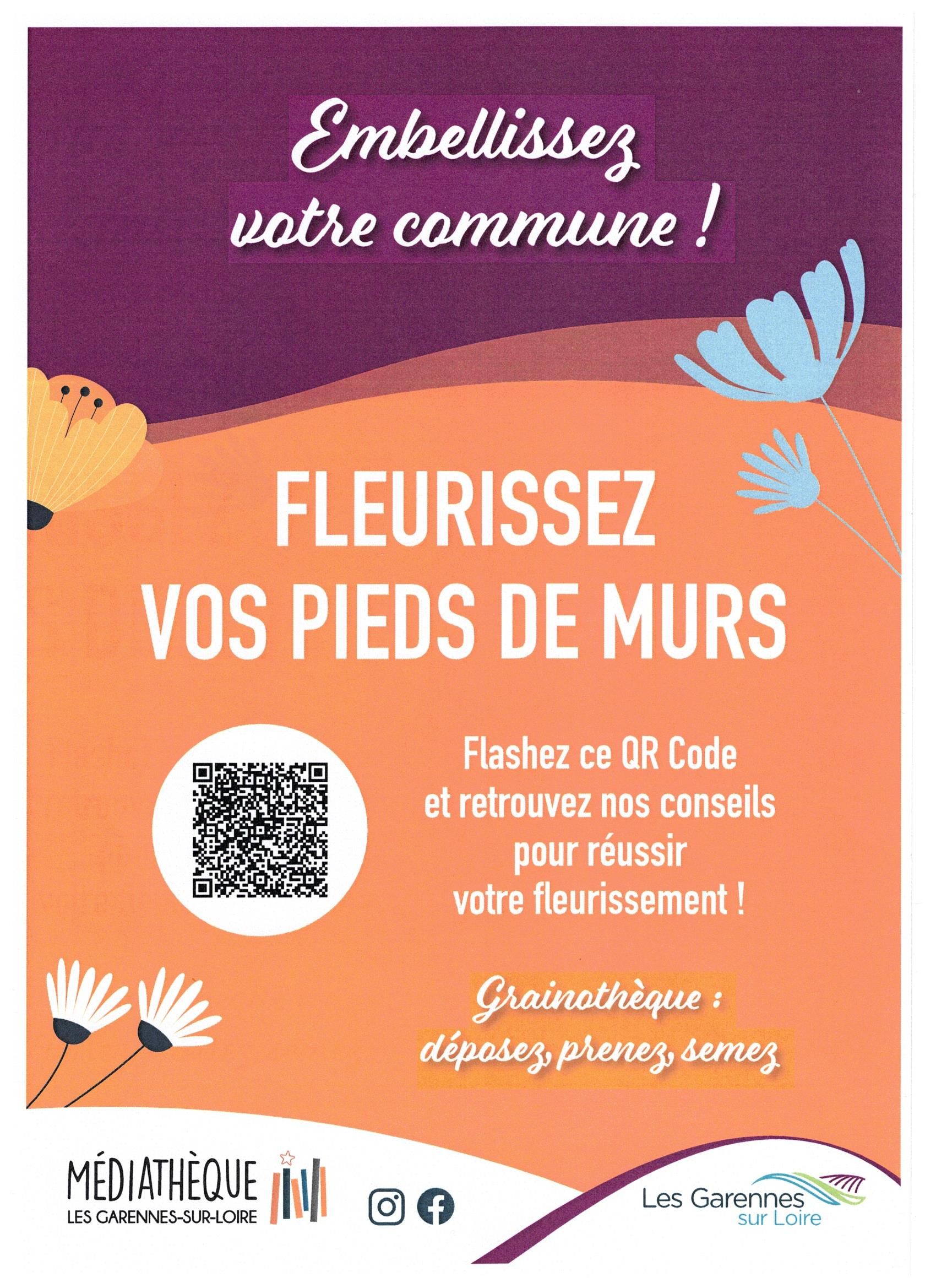 affiche pieds de murs
