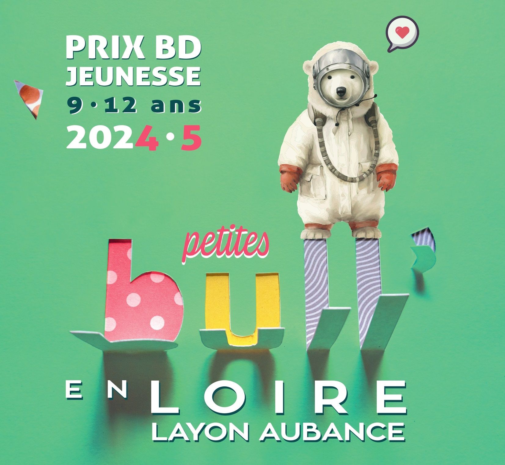 Couverture du dépliant de présentation du prix BD Petites Bull'